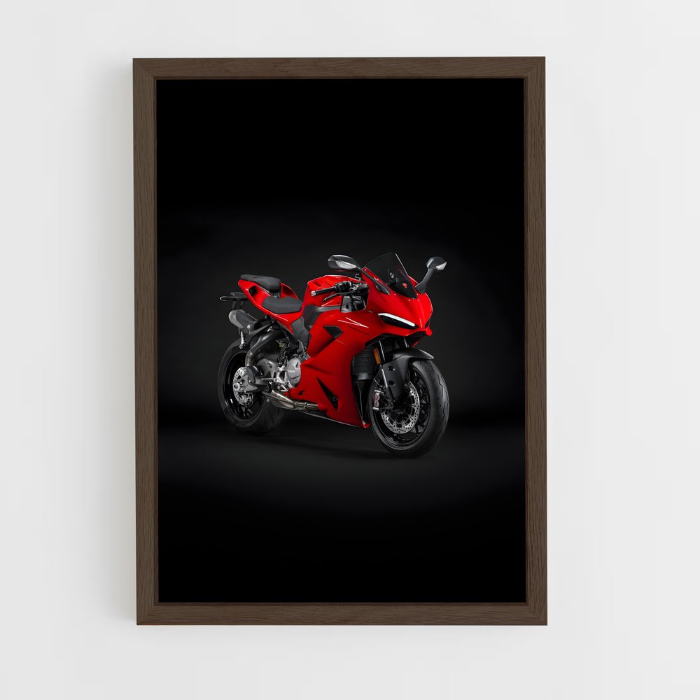 Poster Red Shadow – affiche Ducati (vue 5)